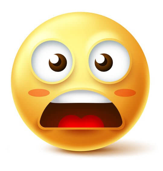 inbound phone sales techniques - shocked face at a bad inbound sales call
