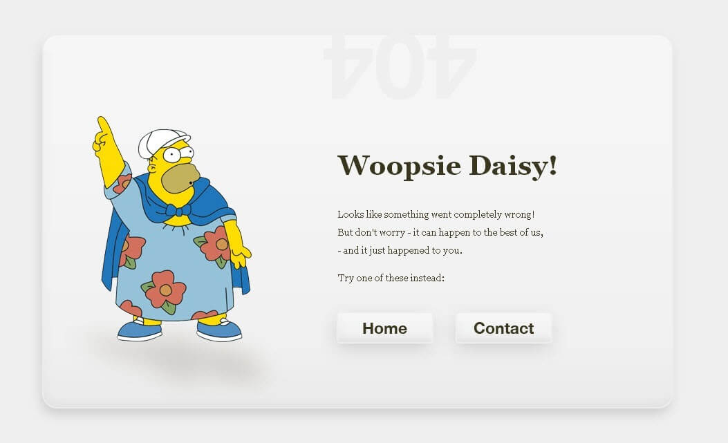 Homer Simpson Saves Your Website
