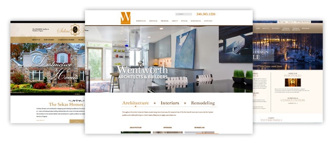 websites for remodelers: example of a remodeling website design