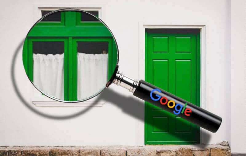 google home improvement services ads, google home services ads beta , a house with a magnifying glass