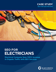 SEO for electricians case study cover