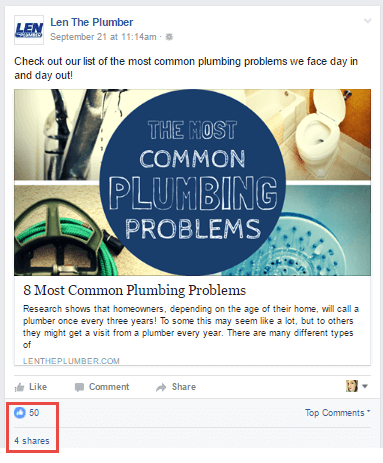 Plumbing Facebook Posts 