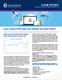 HTTPS Case Study Cover Image with Statistics