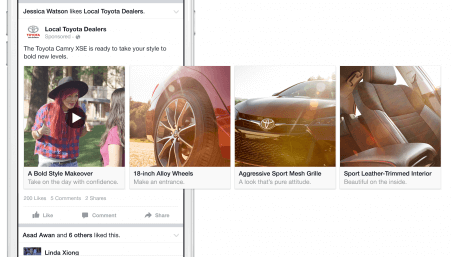 carrossel facebook formato de anúncio