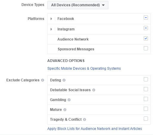 what is the facebook audience network? a group of apps and websites to show facebook ads on.