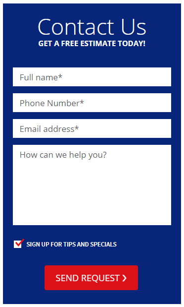 website contact form with opt-in email box