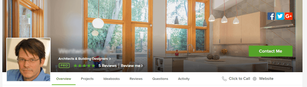 Houzz Profile and Cover Photos
