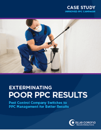 Case study cover page with pest control worker spraying