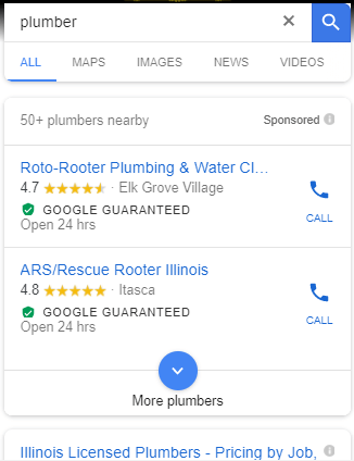 Local Services Ads For Plumbers