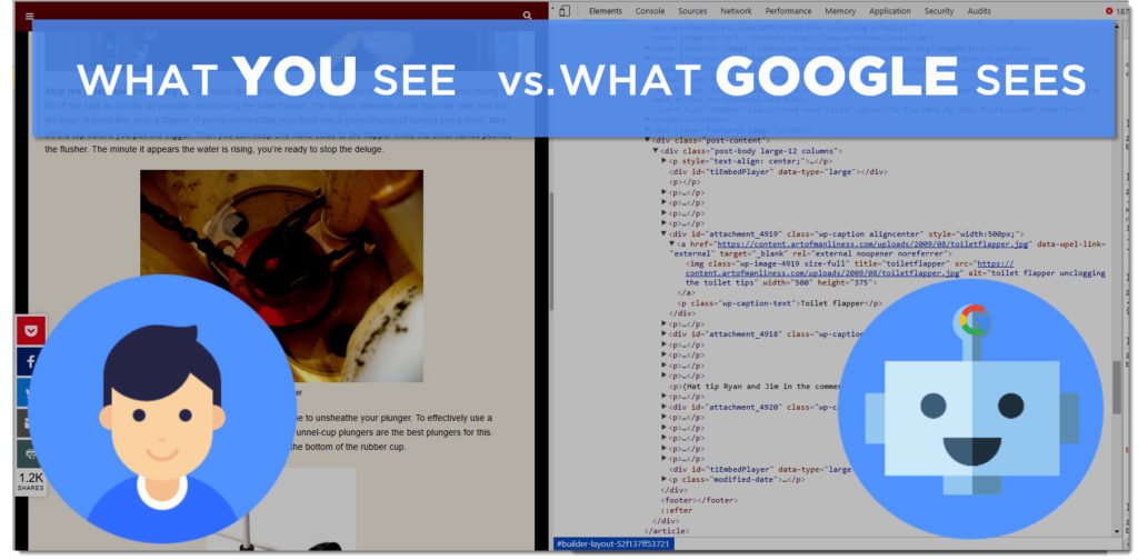 image alt tag SEO best practices. What Google sees vs what you see