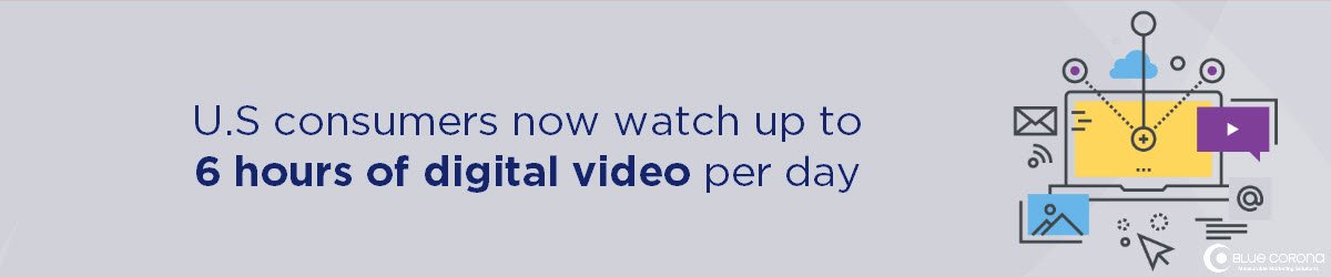 marketing statistics 2019: people watch 6 hours of video a day