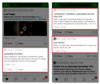nextdoor paid advertising for business: recommendations in news feed