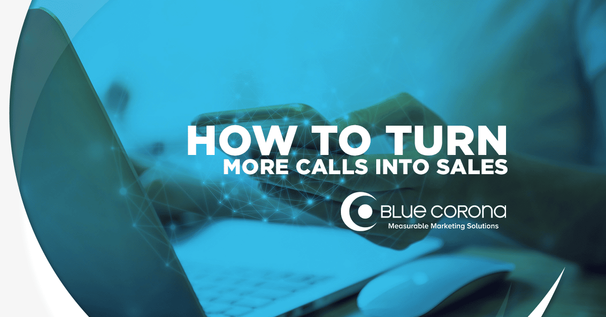 someone turning a phone call into a sale