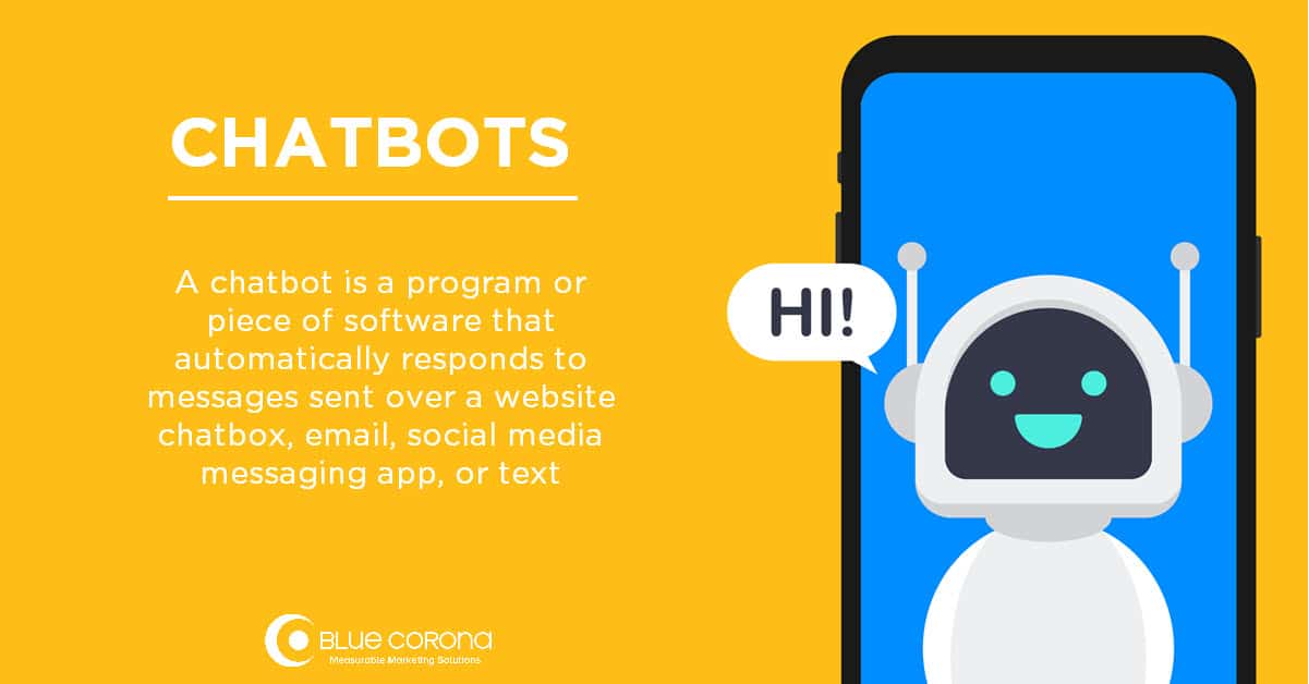 INFOGRAPHIC -what is a chatbot? a chatbot is a program or software that automatically interacts with customers. chatbots examples - you can have an ai chatbot for website, use the free facebook chatbot, the google chatbot, or use chatbot development services to build your own. 
