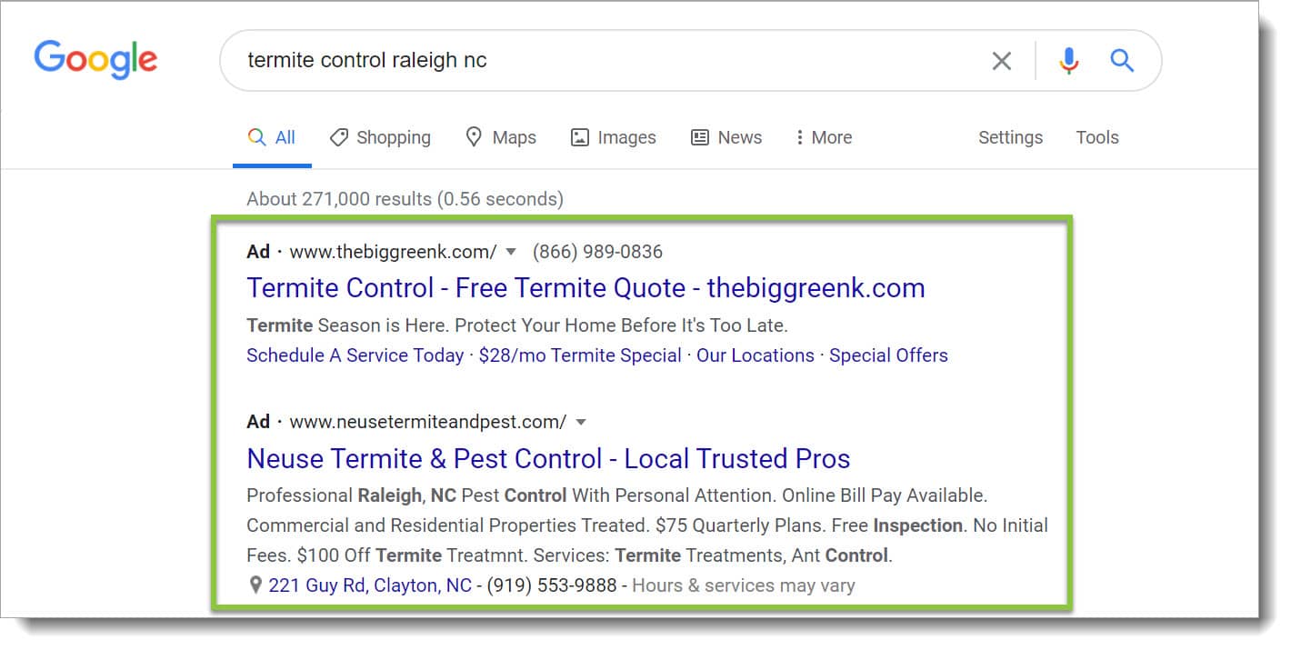 Pest Control Ppc Ads