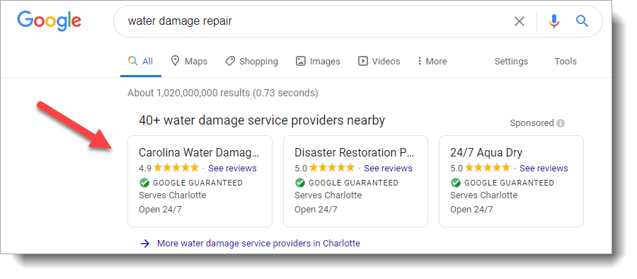 How to Get Your Restoration Company on the First Page of Google