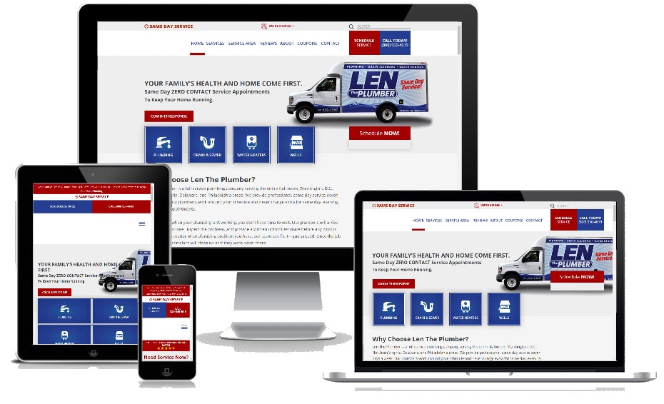 Len The Plumber Website
