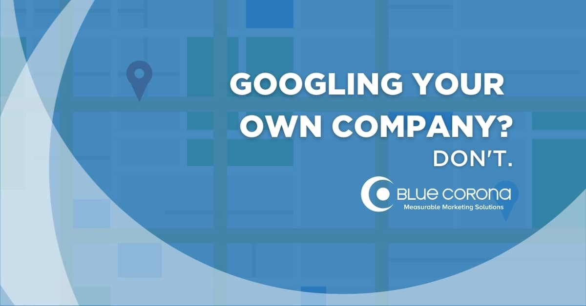 Blog Googling Your Company Name