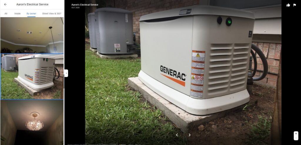 Generator installation