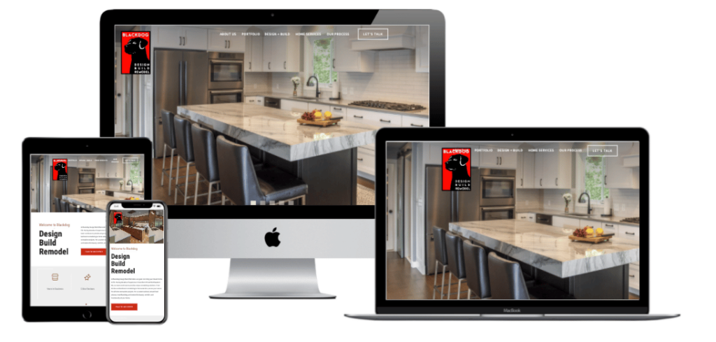 Responsive website for remodeling contractor