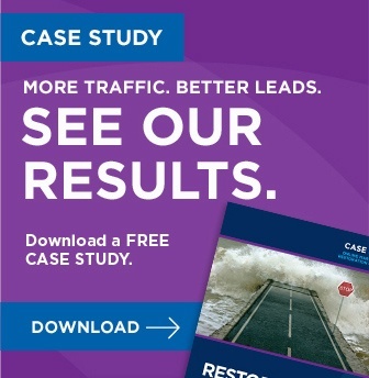 Case study cover page with text reading 