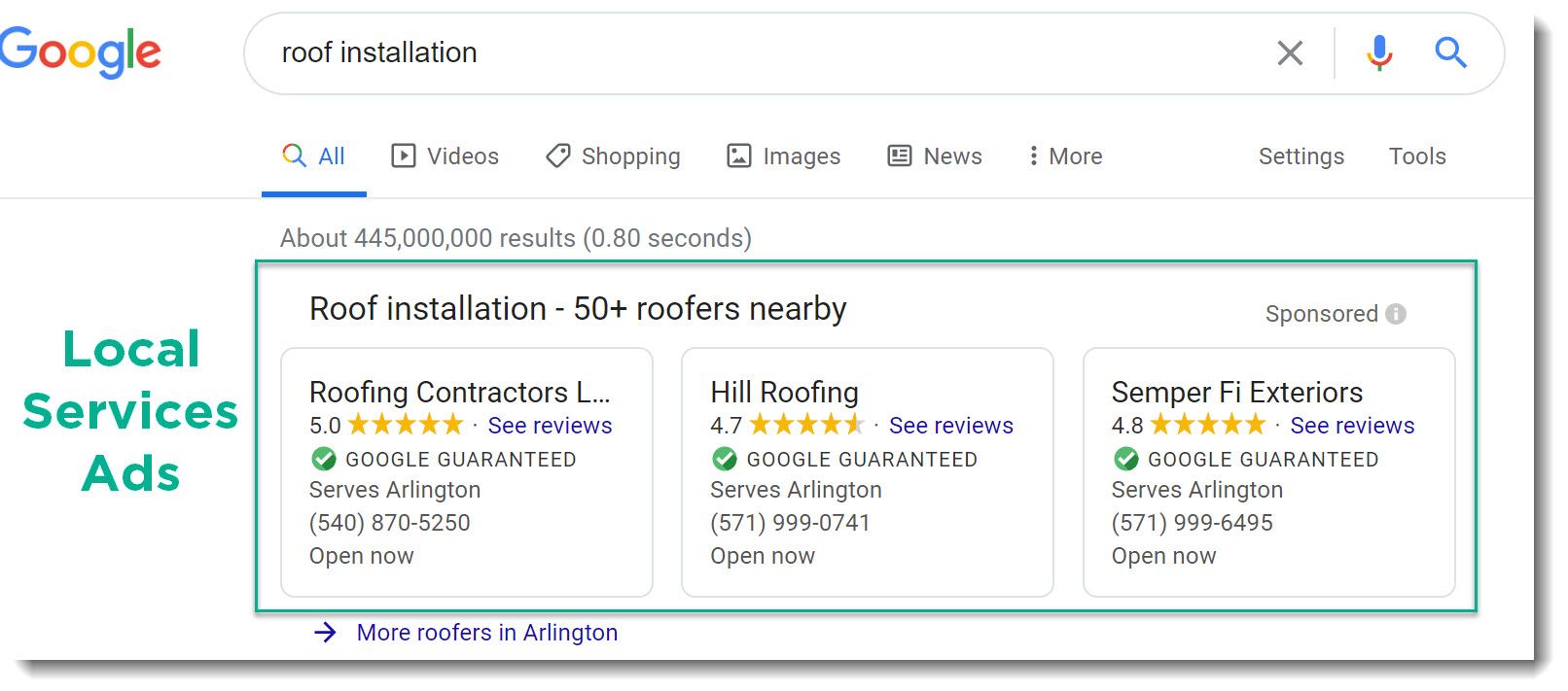 Google Local Services Ads Management For Roofing Companies